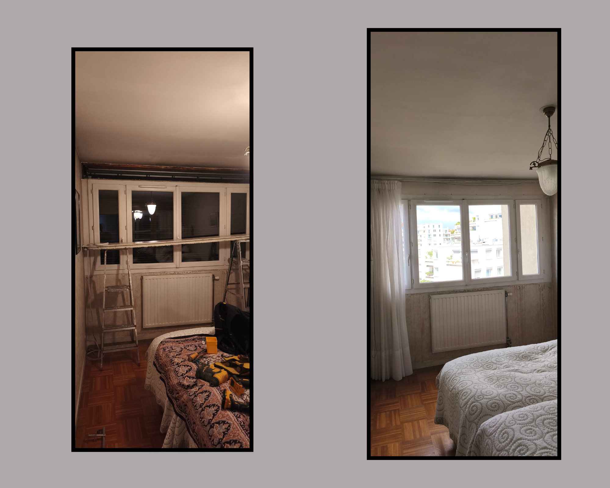 Rénovation d&rsquo;une chambre à Lyon : fenêtres et finitions