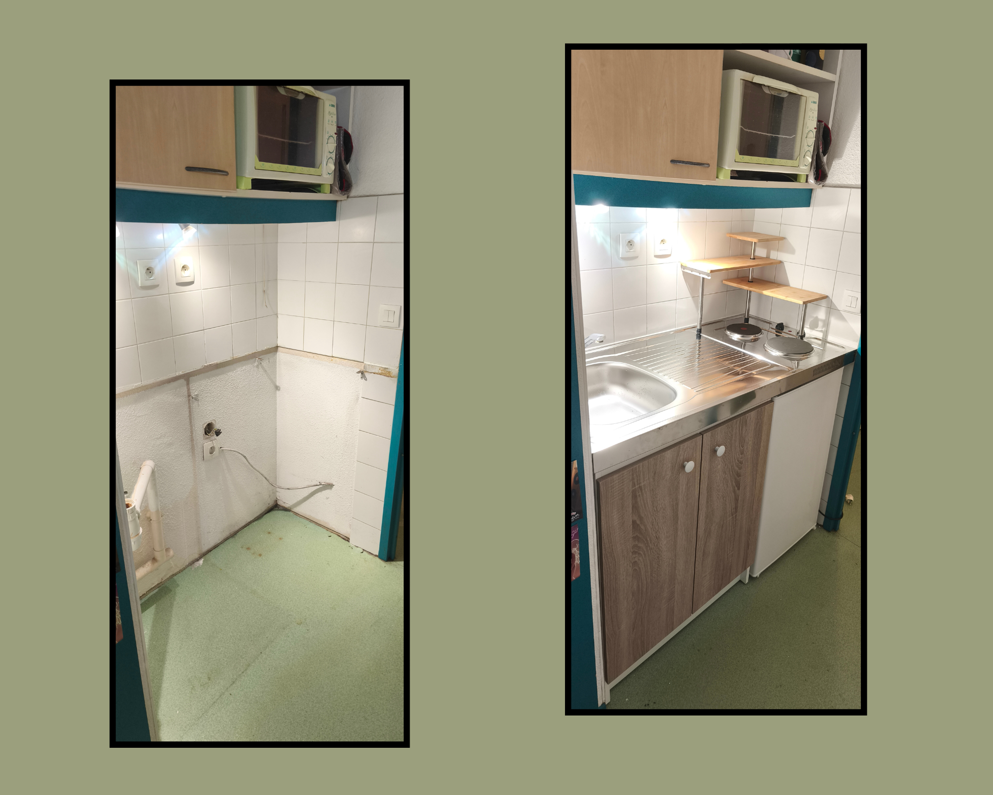 Installation d&rsquo;une kitchenette dans un studio à Lyon